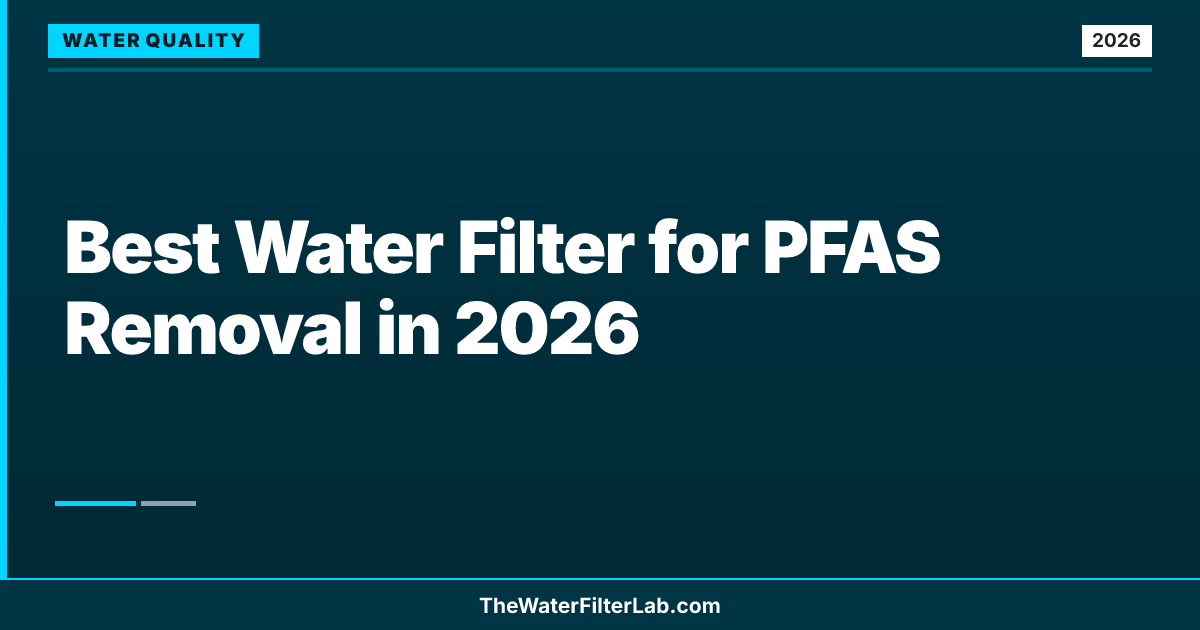 Best Water Filter for PFAS Removal in 2026