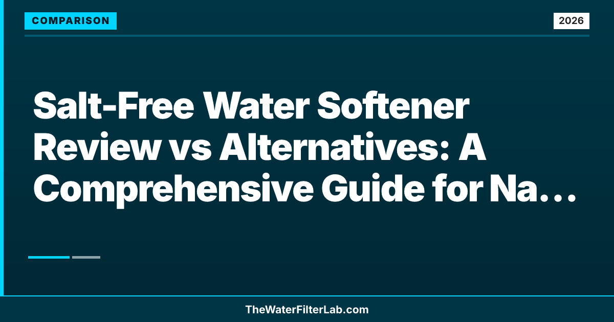 Salt-Free Water Softener Review vs Alternatives: A Comprehensive Guide for Nashville Homeowners