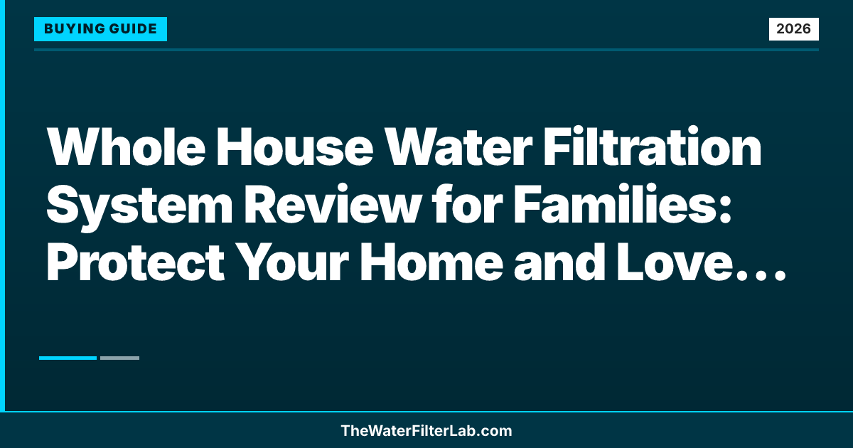 Whole House Water Filtration System Review for Families: Protect Your Home and Loved Ones